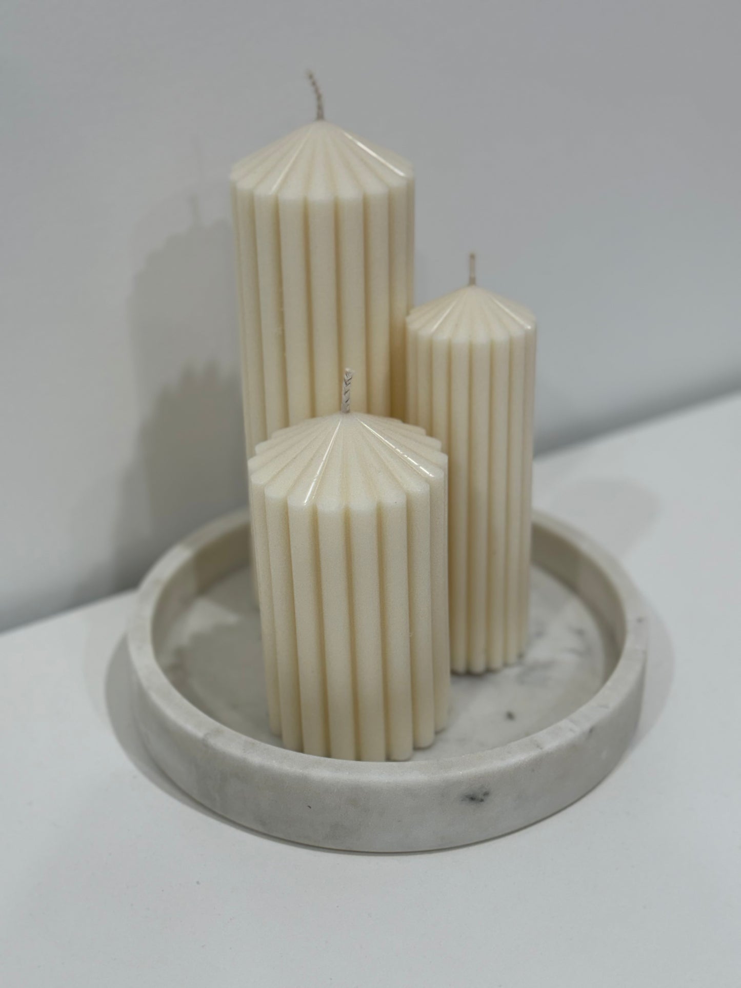 Pillar Candles - Set of 3